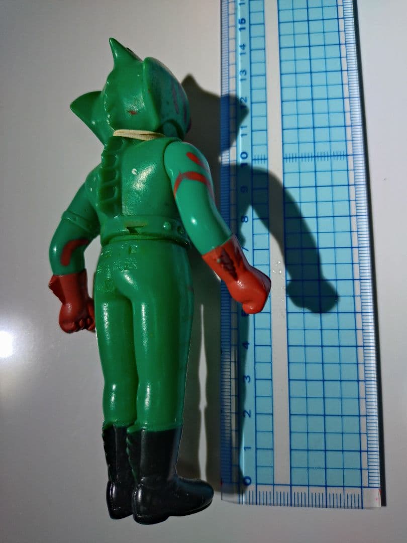 ポピー☆仮面ライダーアマゾン☆1970年代の希少ソフビフィギュア☆高さ約13cm