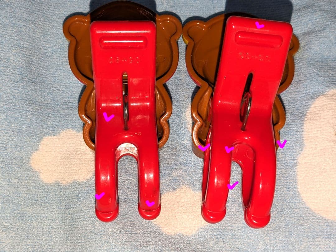 ♡激レア♡リラックマ♡ダイカット♡洗濯バサミ 7個♡超激レア