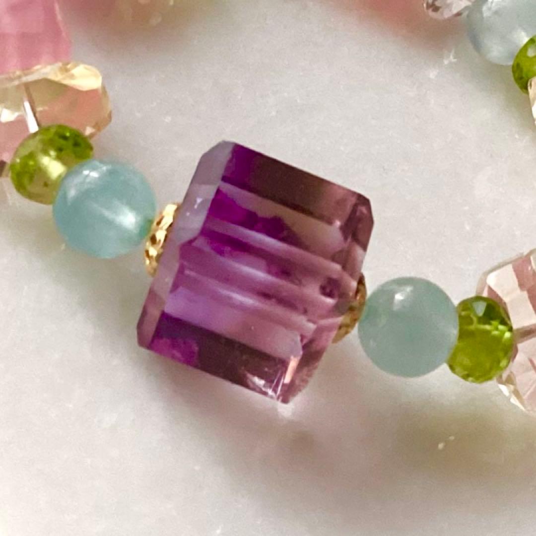 ピカピカ★ブレスレット ストロベリークォーツ♪367