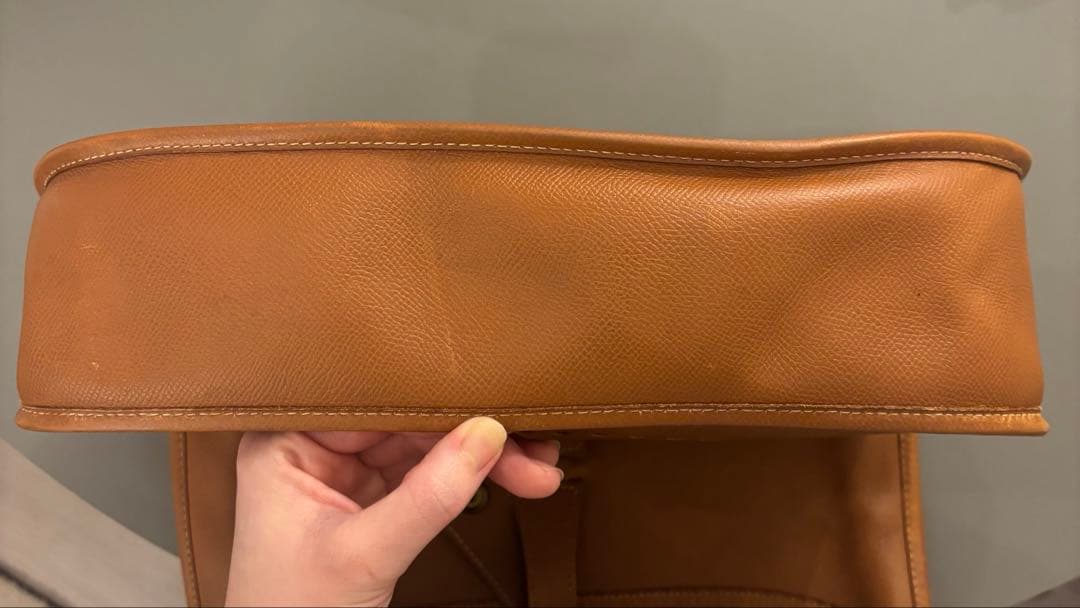 HERMES エルメス エヴリン エブリン　GM キャメル エプソン ショルダー