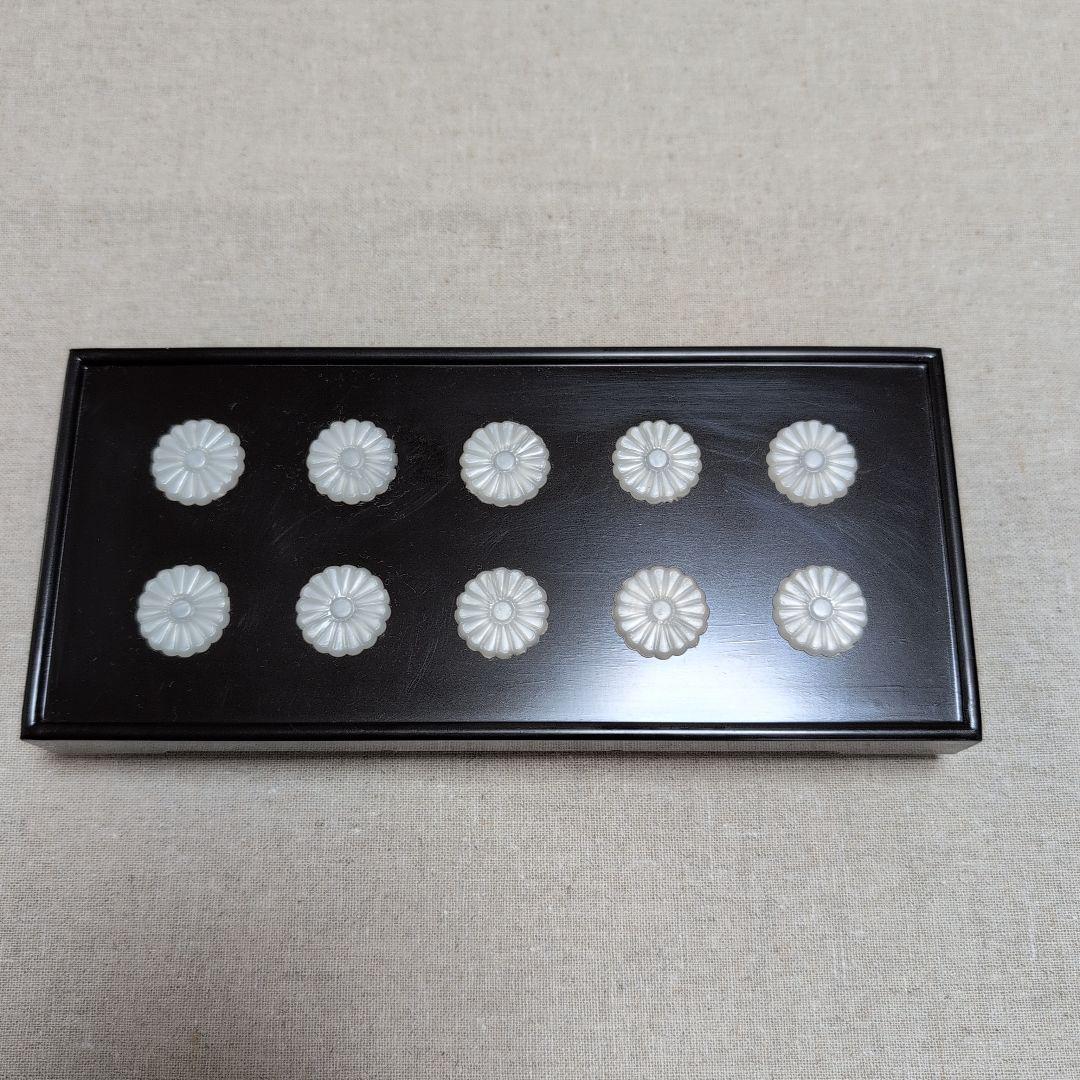 茶道具 十種香札 樹脂製 黒 元箱入り