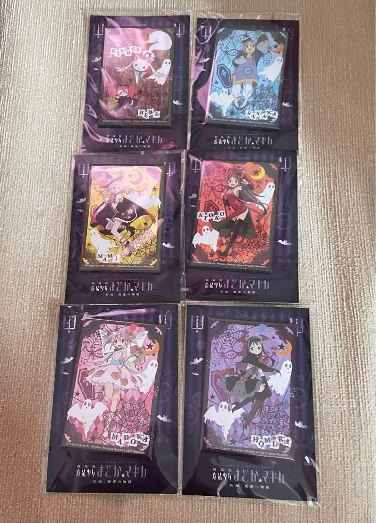 まどマギ スクエア缶バッジ 叛逆の物語 ローソン限定 ポスター付き