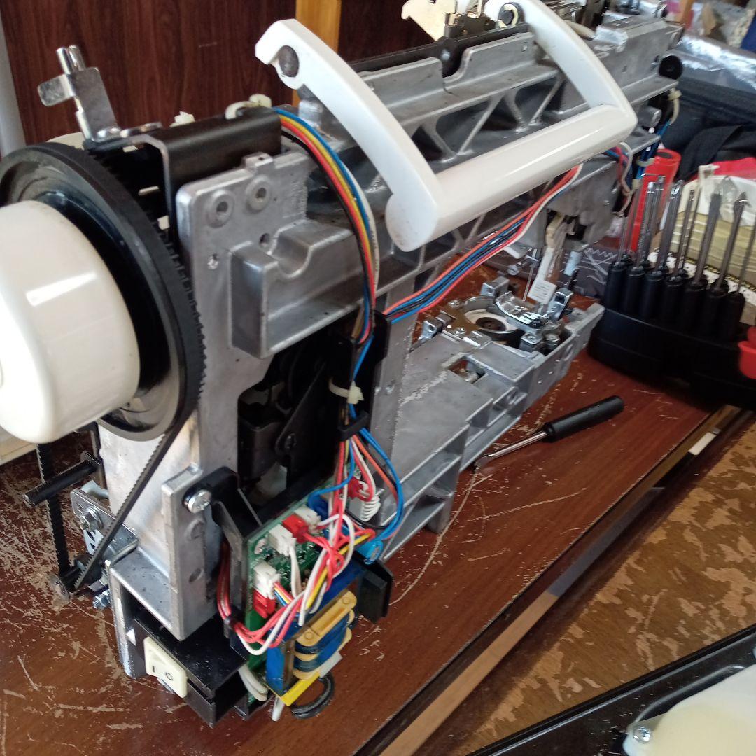 シンガー電子ミシン本体 分解整備済み フットコントローラー付き 生活家電