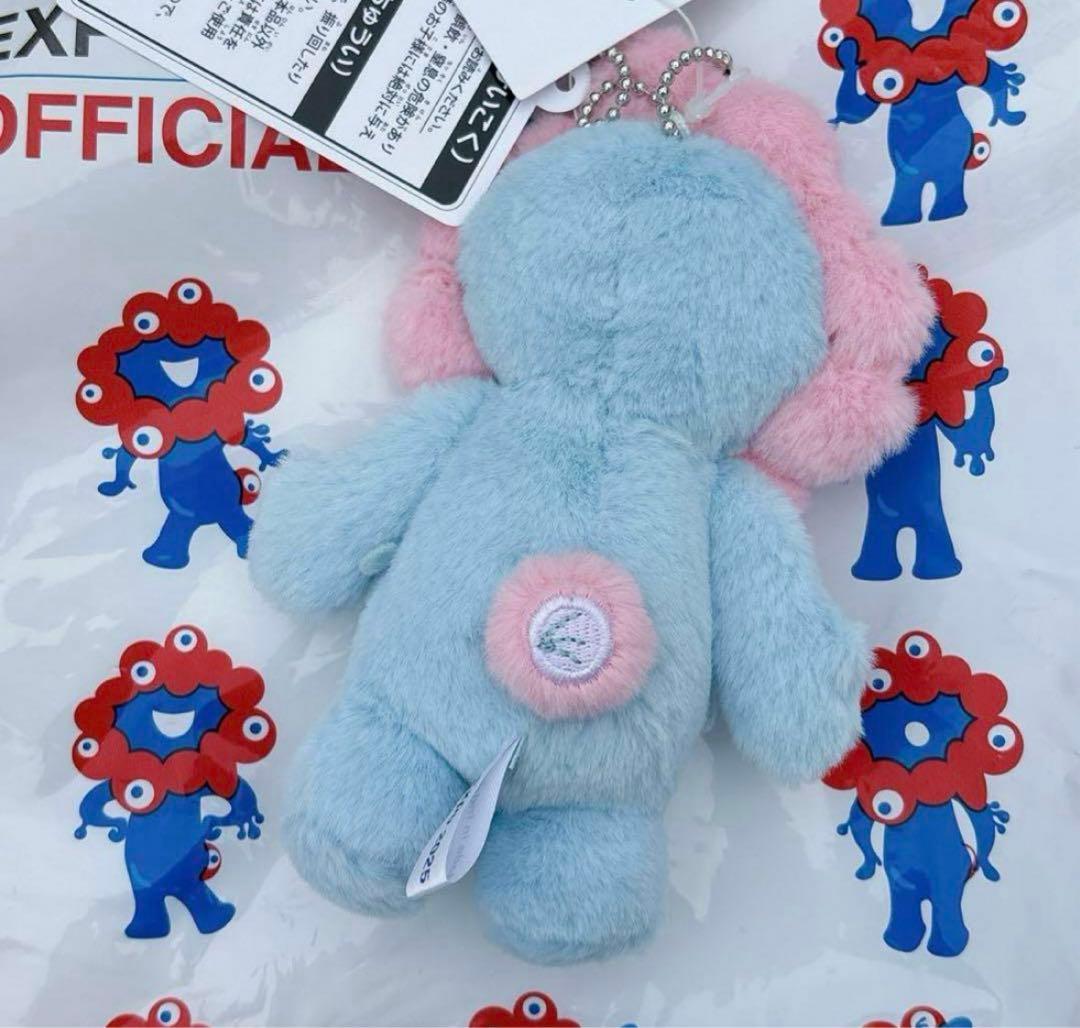 新品】関西万博 ミャクミャク カラーマスコット キーホルダー ブルー