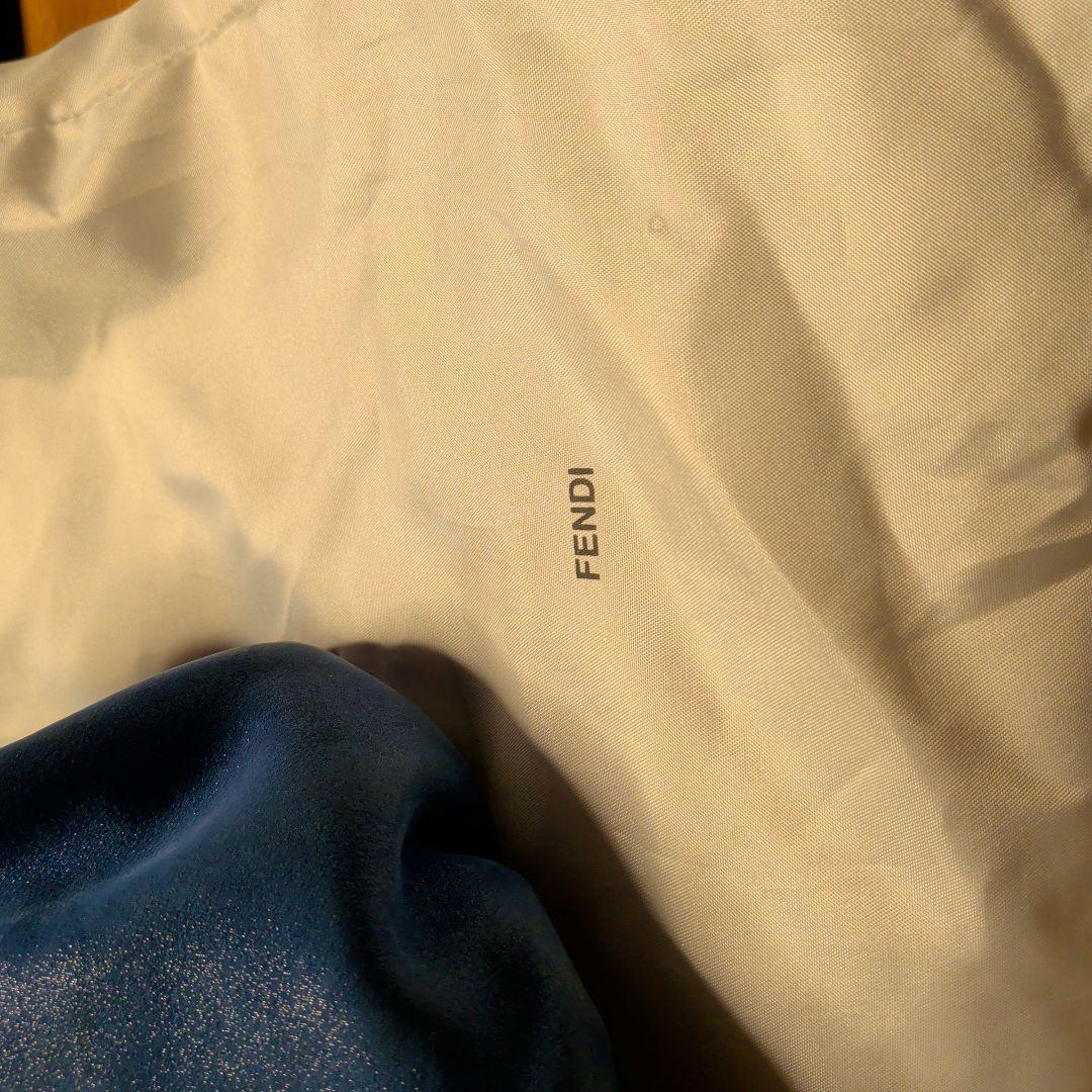 Fendi 青 レザー ハンドバッグ