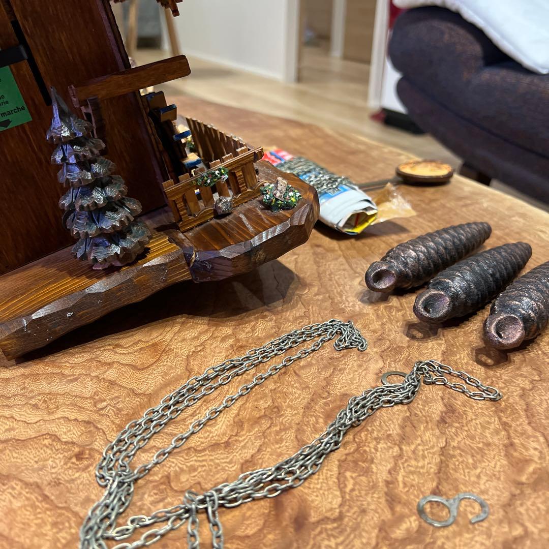 木製 鳩時計 からくり時計　ドイツ製　ロマンス社