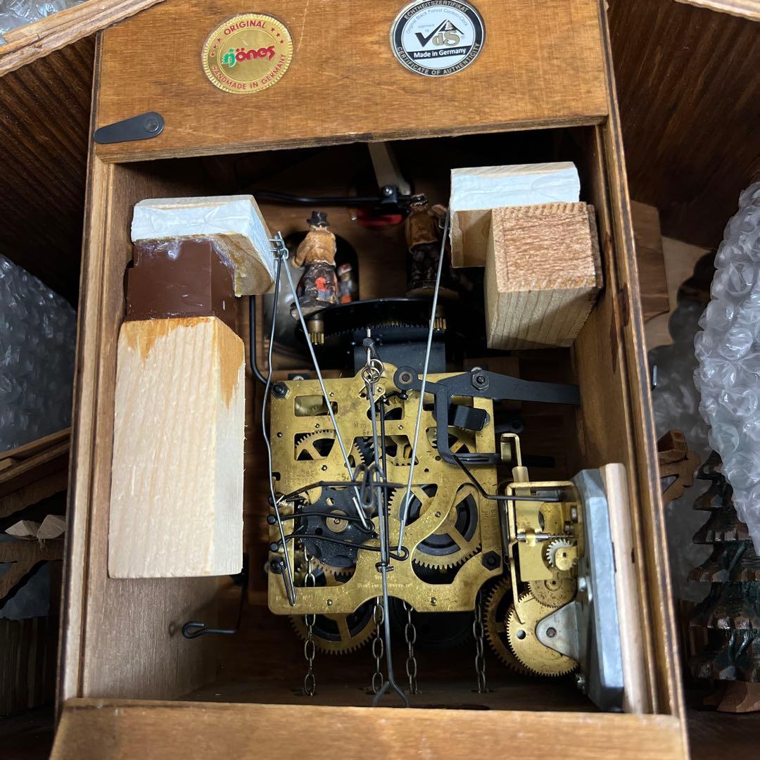 木製 鳩時計 からくり時計　ドイツ製　ロマンス社