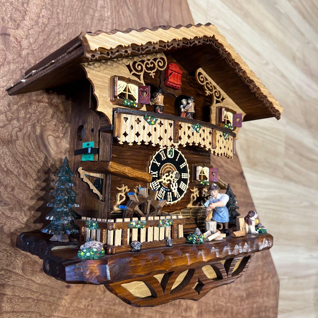 木製 鳩時計 からくり時計　ドイツ製　ロマンス社