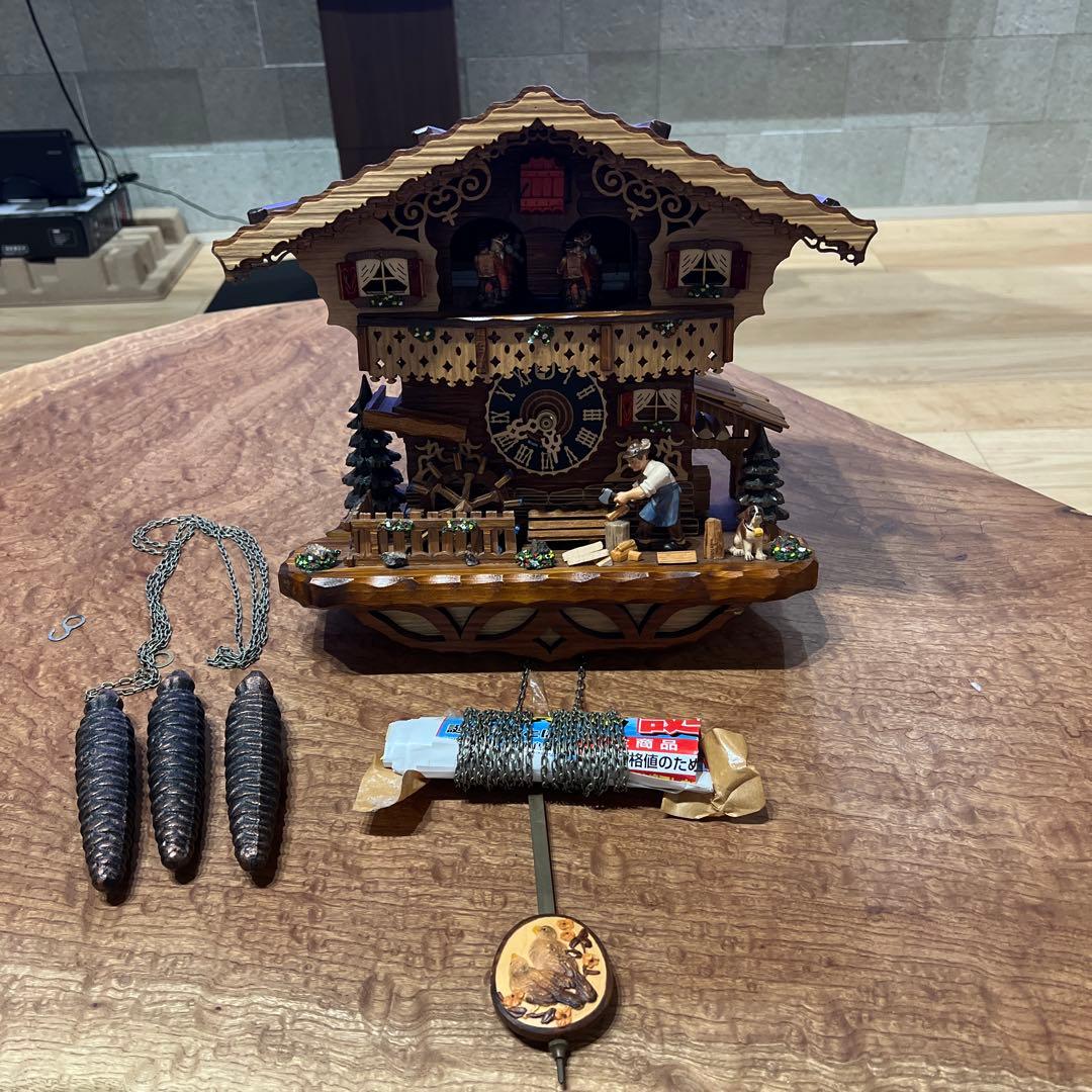 木製 鳩時計 からくり時計　ドイツ製　ロマンス社