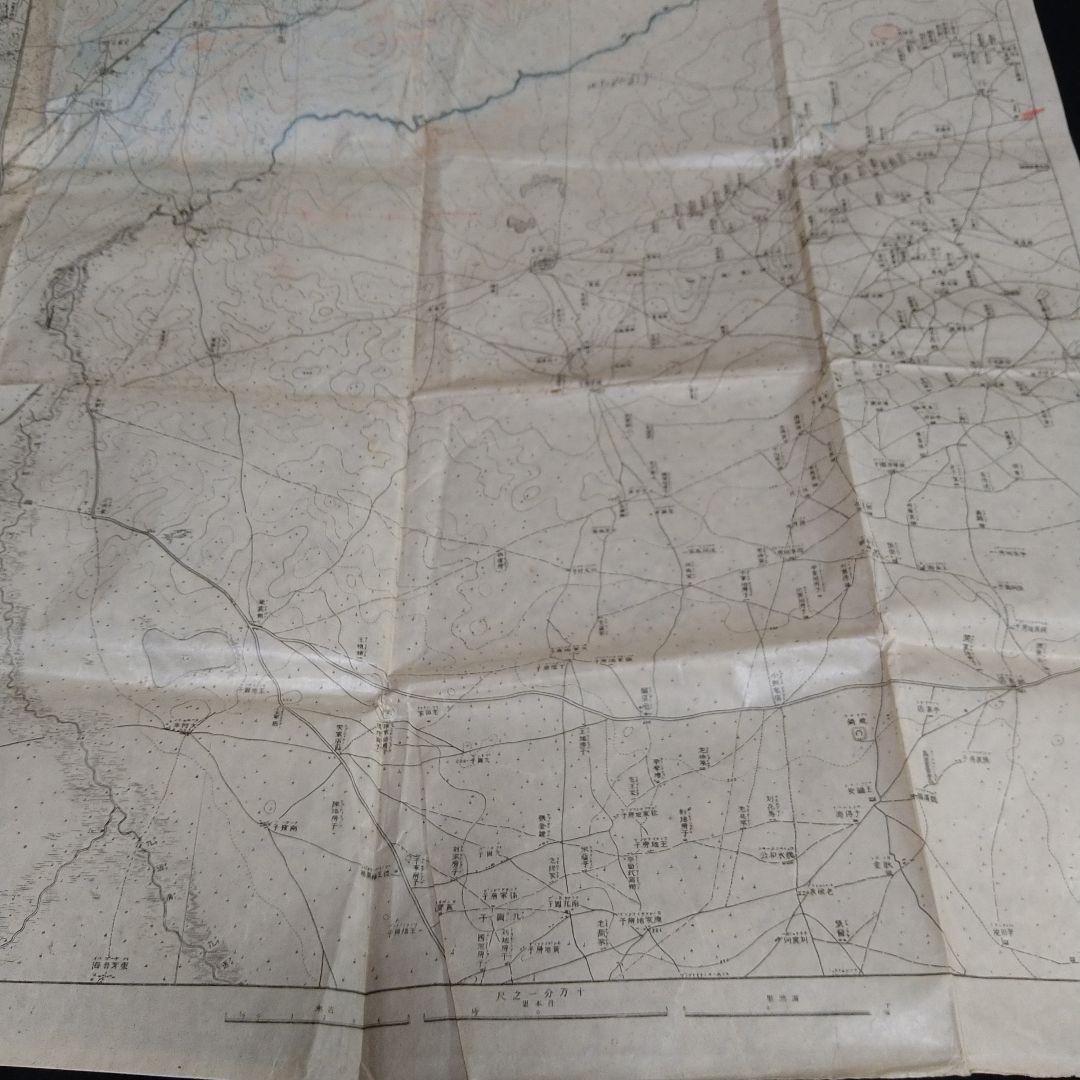 旧日本軍 作戦図 当時物 日中戦争 戦時中 支那事変 満州国 日本軍