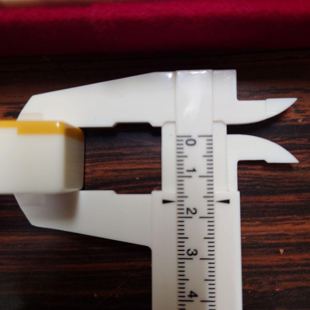 ミズノ丸一　麻雀牌　背面黄色　赤ドラ　家紋牌　22