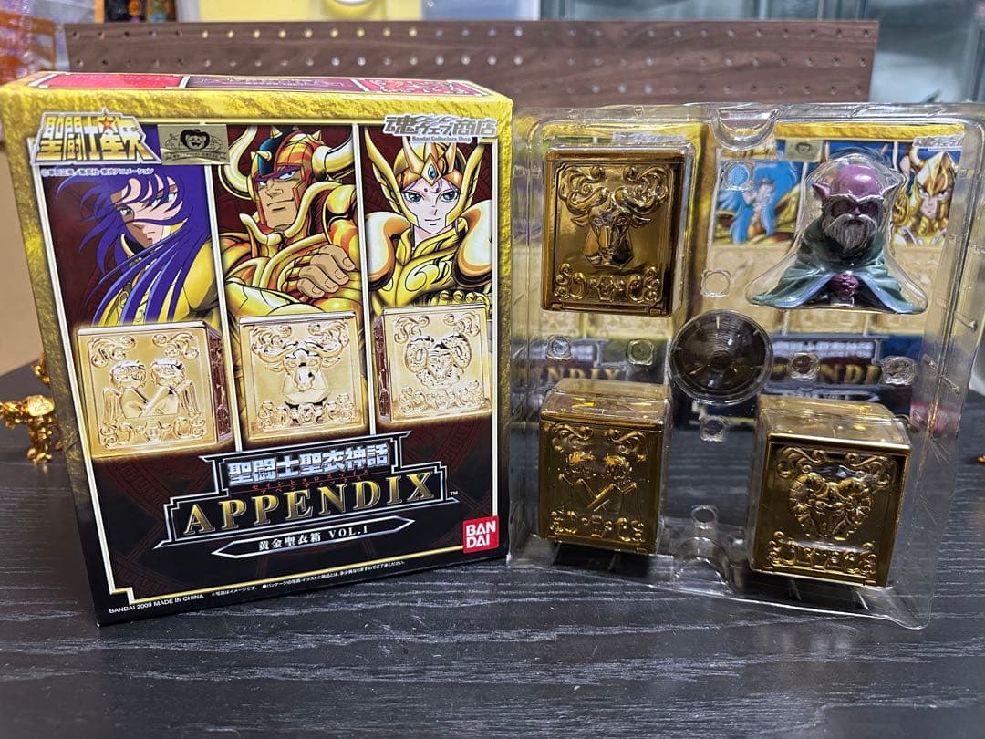 y*u様 聖闘士聖衣神話APPENDIX 黄金聖衣箱VOL1〜4&黄金聖衣オブジ