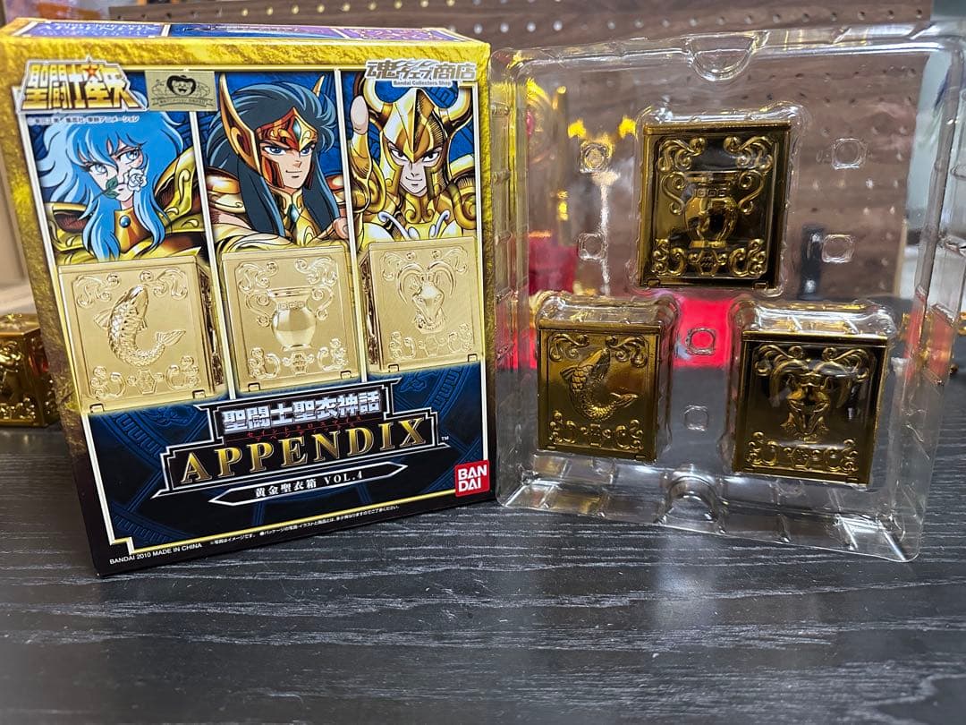 y*u様 聖闘士聖衣神話APPENDIX 黄金聖衣箱VOL1〜4&黄金聖衣オブジ
