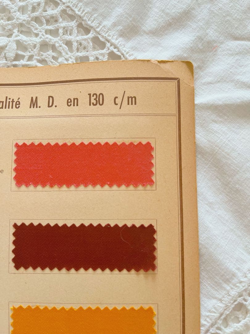 フランスアンティーク リボン 生地見本帳 サンプラー - メルカリ