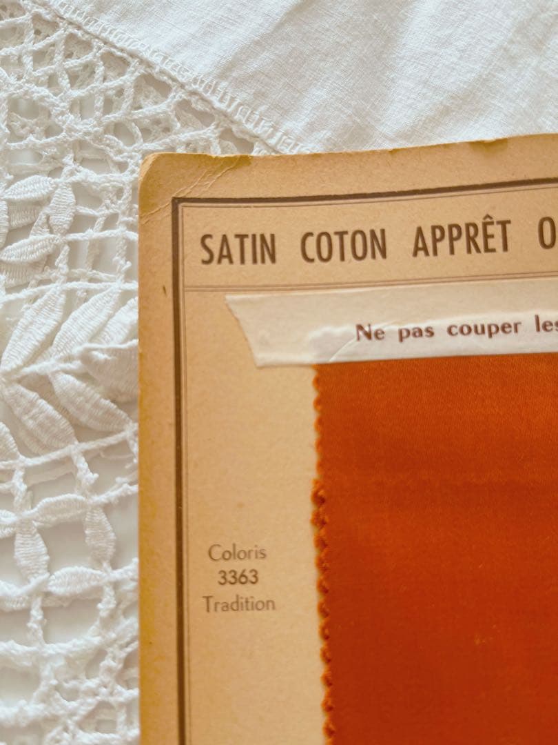 フランスアンティーク リボン 生地見本帳 サンプラー - メルカリ