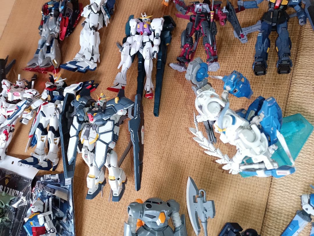 ガンダム組済みhgmgrgロボット魂