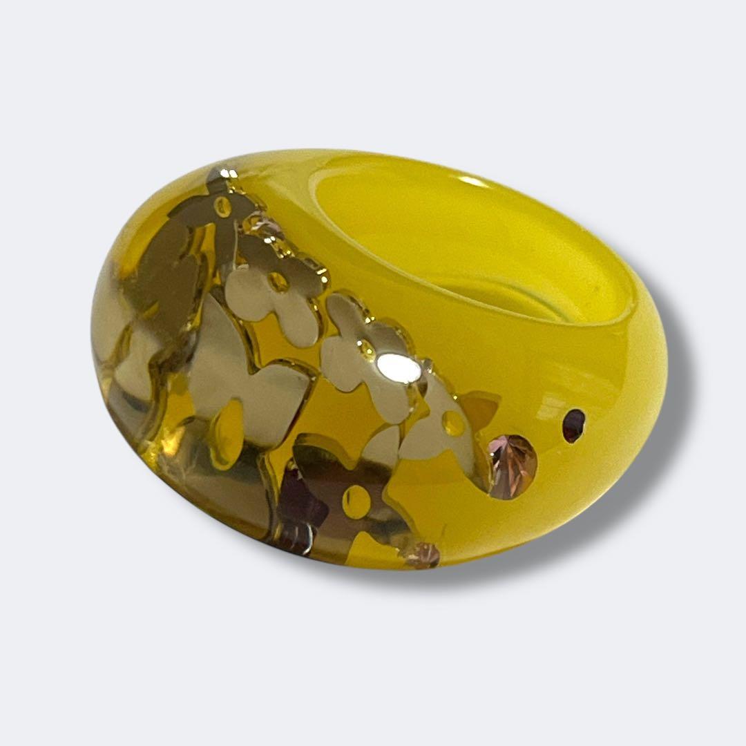 Louis Vuitton イエロー フラワーリング