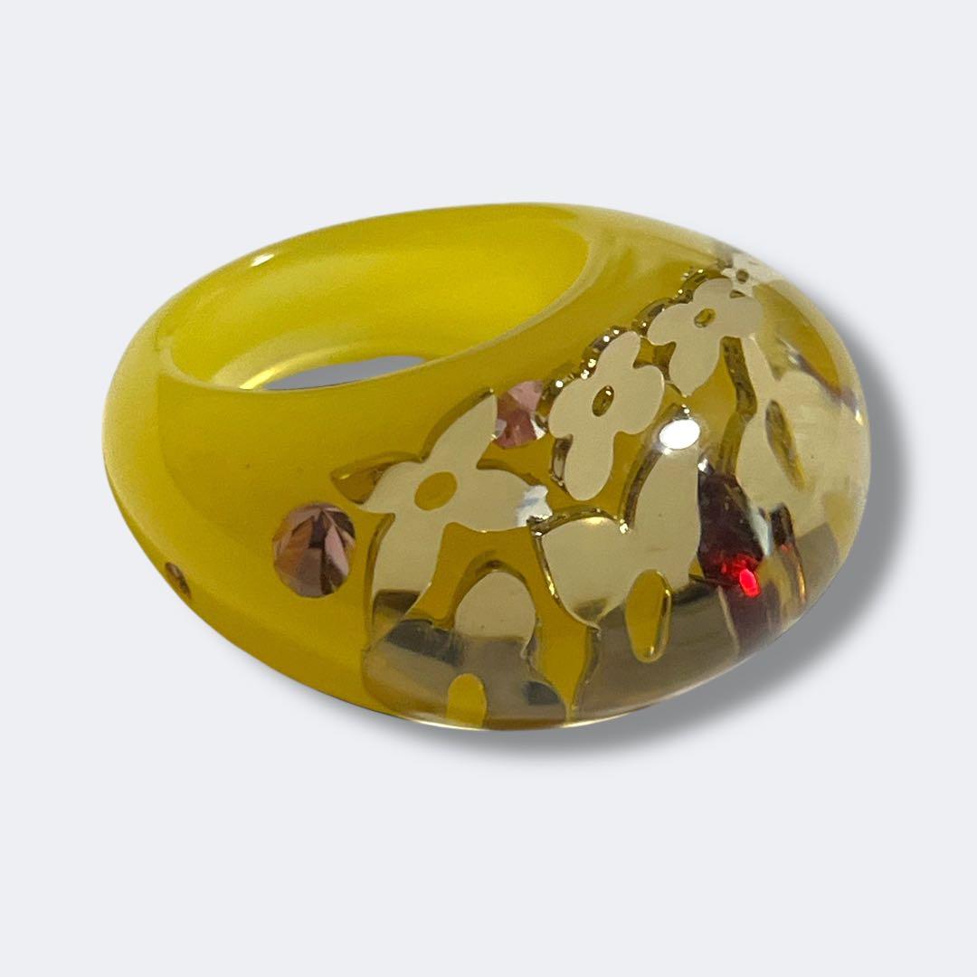 Louis Vuitton イエロー フラワーリング