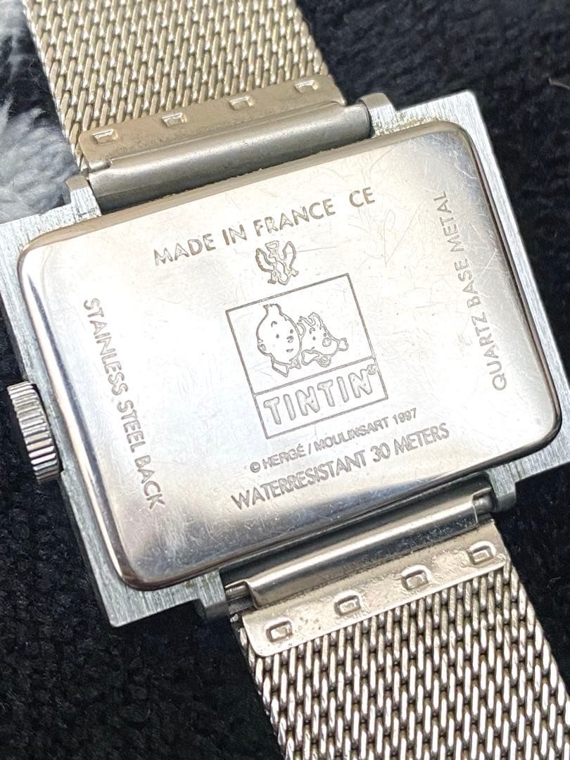 TINTIN タンタン クォーツ 腕時計 スクエア フランス製 レア 希少