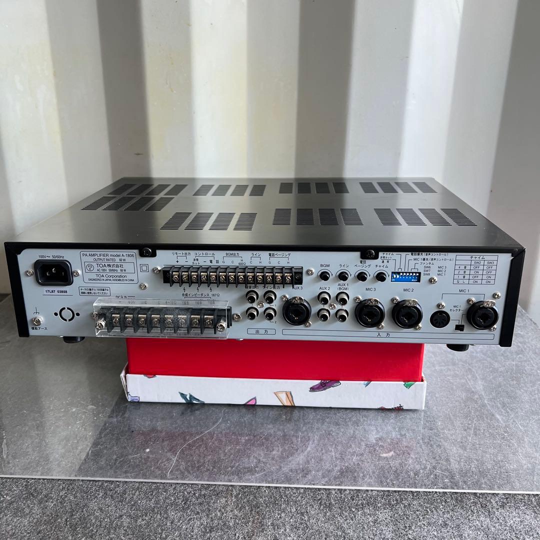94美品✨　TOA A-1806 アンプ　マイクセット　SHURE