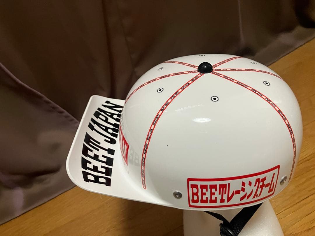 キャップ型ヘルメット　角ツバ　BEET 旧車會