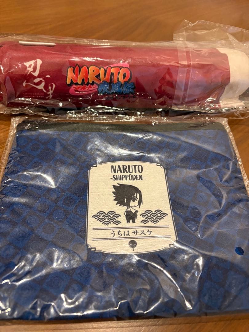 NARUTO　仙人モードバック　ナルト浴衣　サスケポーチ　ナルト折りたたみ傘