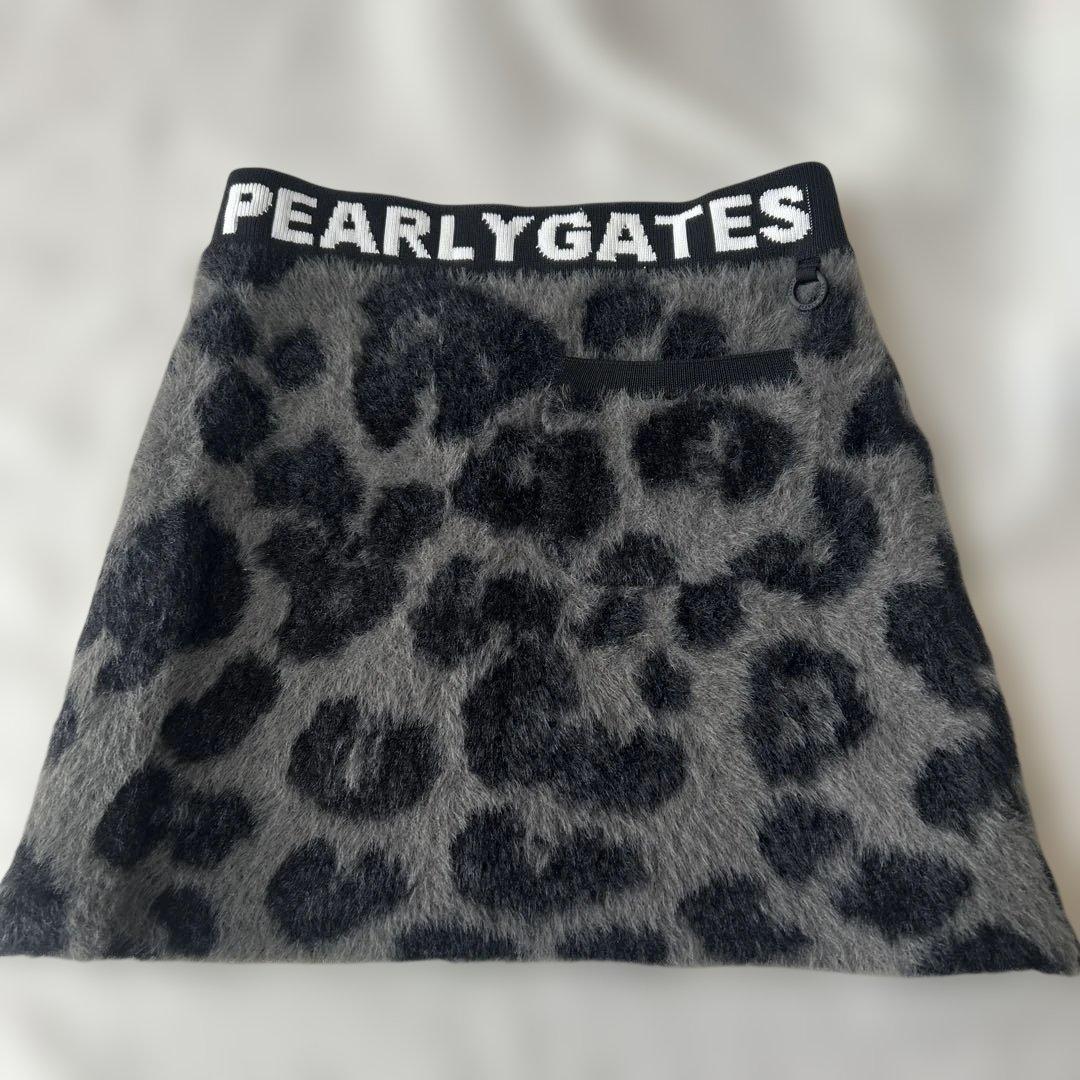 パーリーゲイツ☆新品タグ付☆レディース １(M)厚手フワフワ総柄スカート