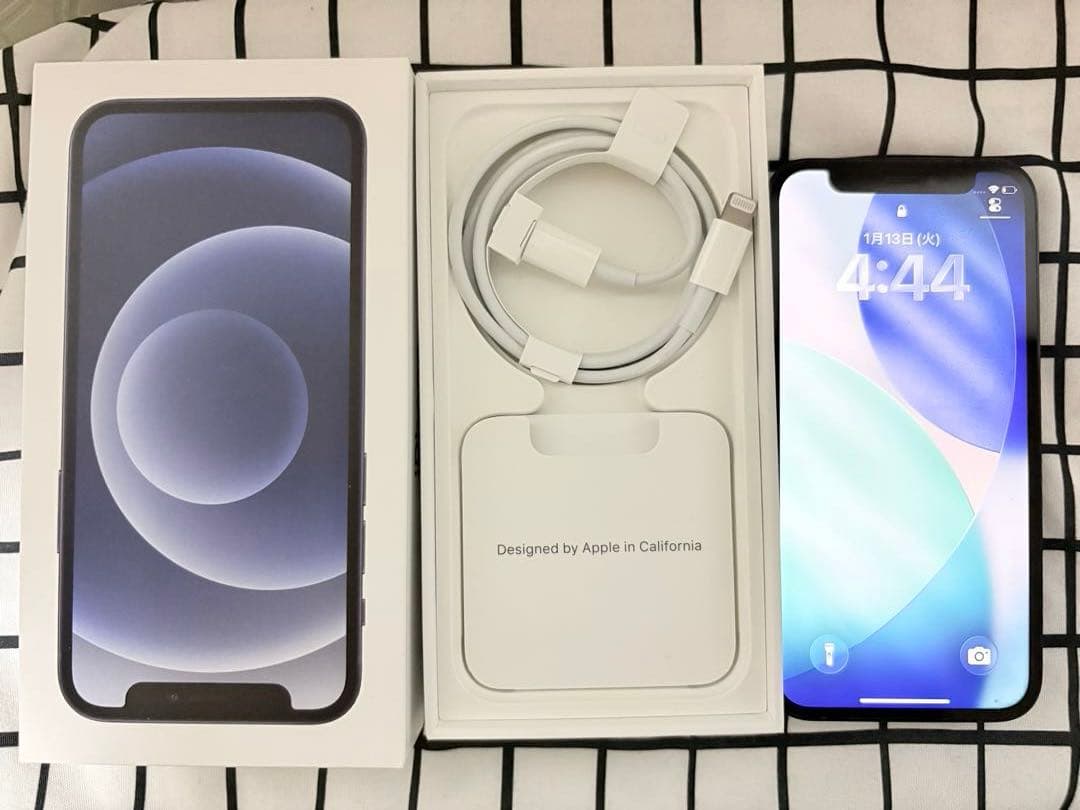 【美品】iPhone 12mini ブラック 128G 本体 元箱付き 楽天市場】【新品 未使用】iPhone12 mini 128GB ブラック SIMフリー