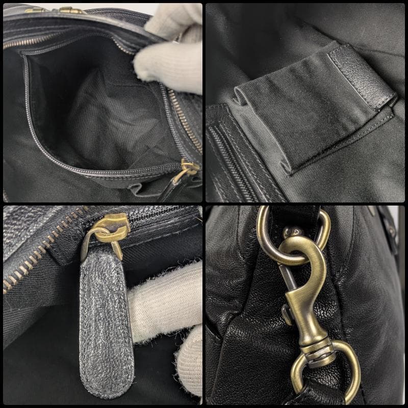 【極美品】BALLY y2k 2way ショルダーバッグ レザー ブラック