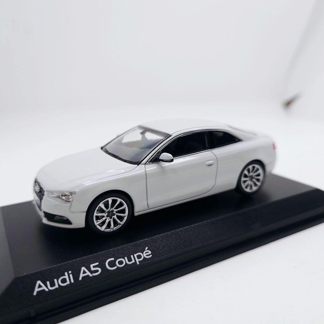 アウディ A5 クーペ 1/43 ミニカー 特注 ノレブ AUDI ホワイト