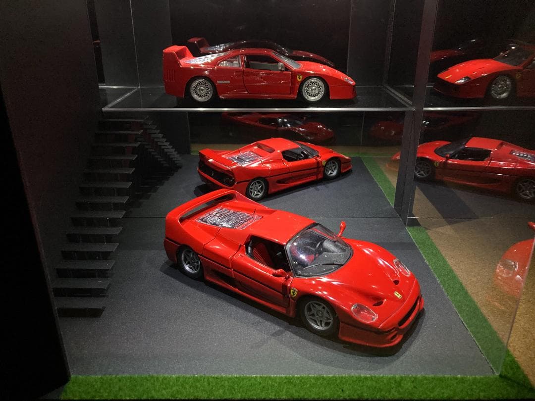 モデルカー用ジオラマ：1/24 ショールーム＆ガレージⅣ（吹き抜け2階タイプ）