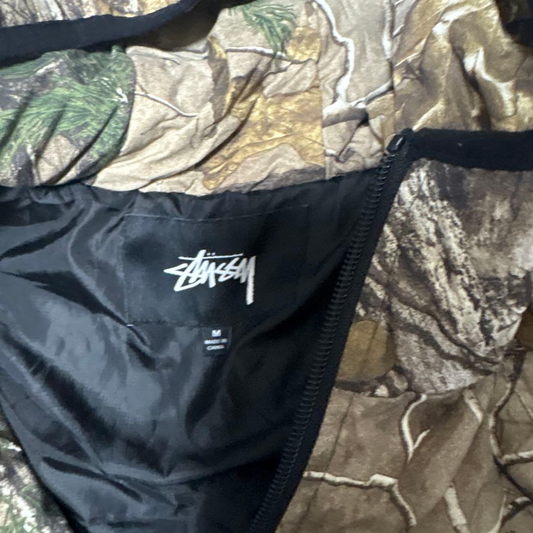 STUSSY 迷彩柄 フード付きジャケット M