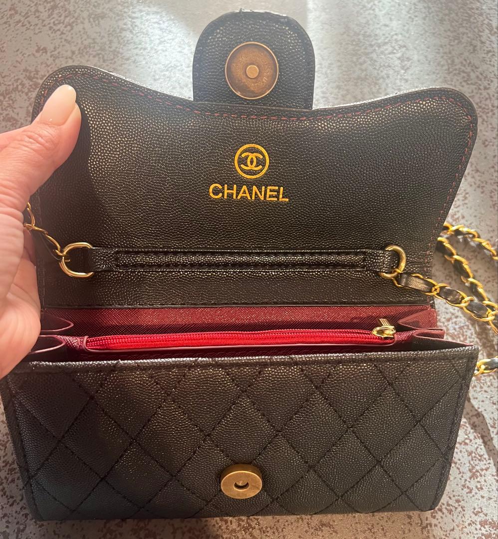新品　CHANEL ノベルティ　チェーンウォレット　財布　バッグ