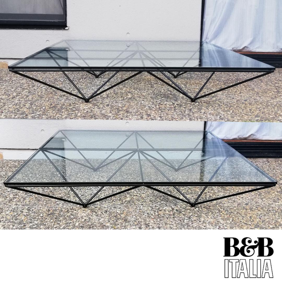 ◇イタリア最高級 ◇ B&B Italia Alanda ガラスローテーブル