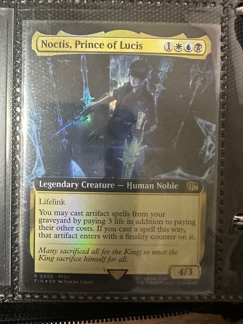 MTG FF ルシスの王子、ノクティス 英語版 拡張FOIL - メルカリ