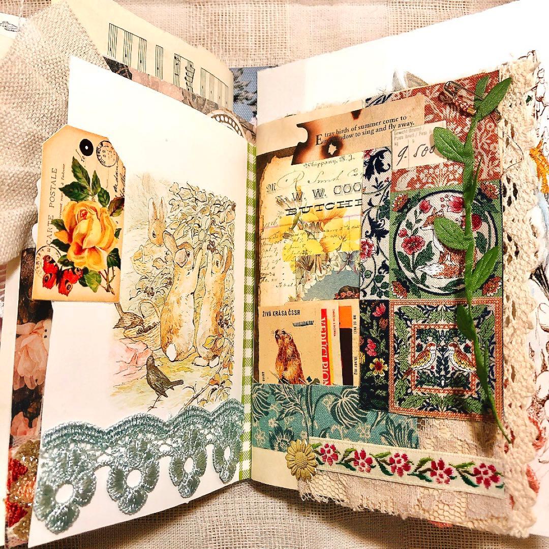 ジャンクジャーナル雑記帳 天使 アンティーク ジャンクジャーナル コラージュ