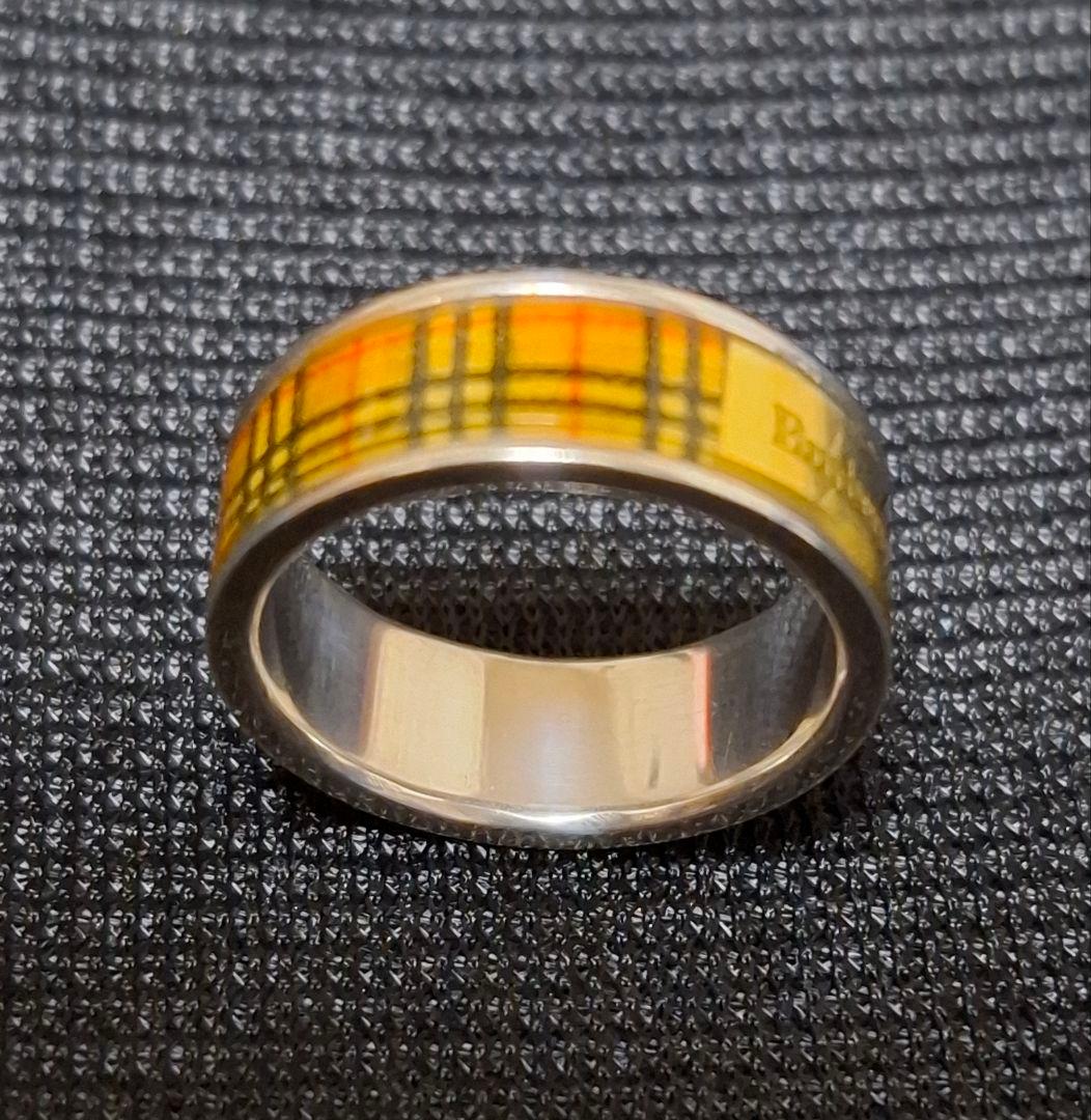 BURBERRY バーバリー SILVER刻印 ノバチェック 指輪 リング