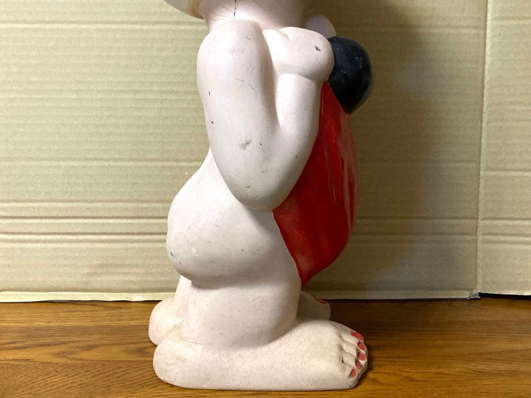 60年代 アンティーク 美少女 美女 ダンベル ボディビル フィギュア 当時物