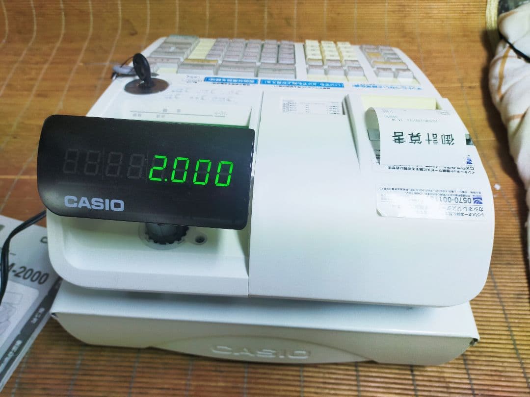 カシオレジスター TE-2600 特殊25部門 190174