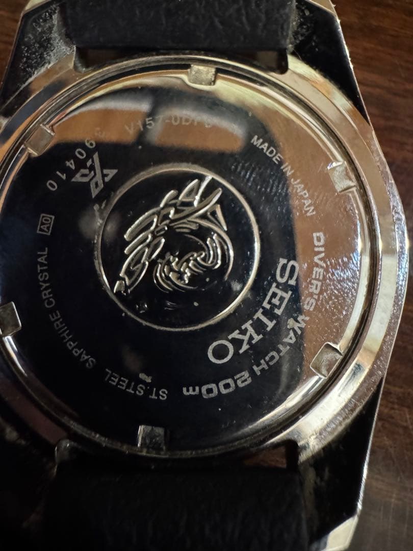 保証書有SEIKO PROSPEX V157-0BT0 純正ダイバーベルト付