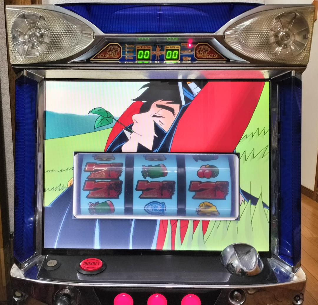 パチスロ実機】ロデオ☆『初代』俺の空【オートプレイ付コイン不要機付】4