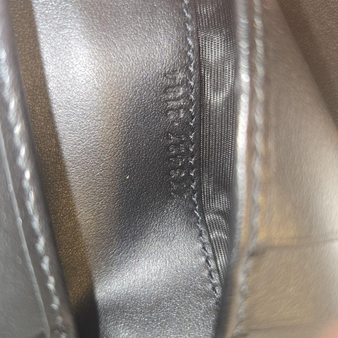 GUCCI ブラック チェブロンステッチ 財布 箱、袋付き