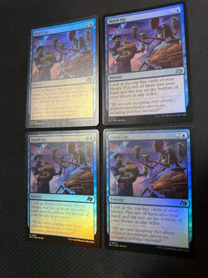 食糧補充 英語 foil 4枚セット