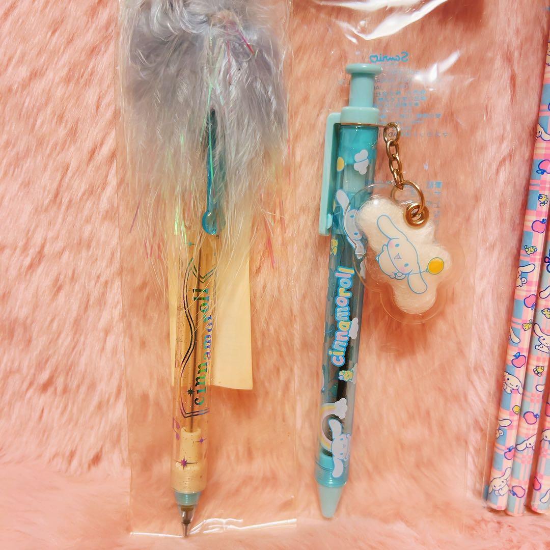 希少レア　シナモロール　ボールペン　鉛筆　ペンセット　平成レトロ　サンリオ