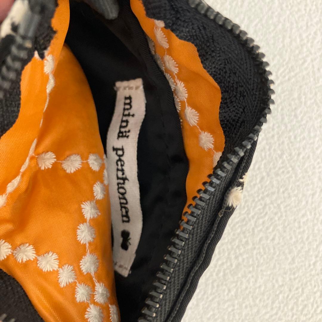 PORTER ミナペルホネン　パース　キーケース　ブラック・ホワイト