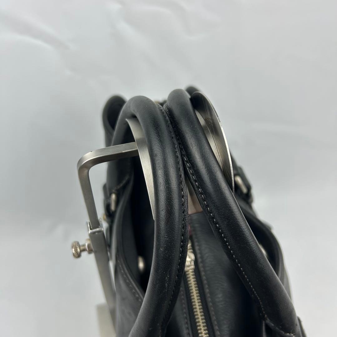 【美品】ポールスミス　ビジネスバッグ　オールレザー　2way 3層　ロゴ金具　黒