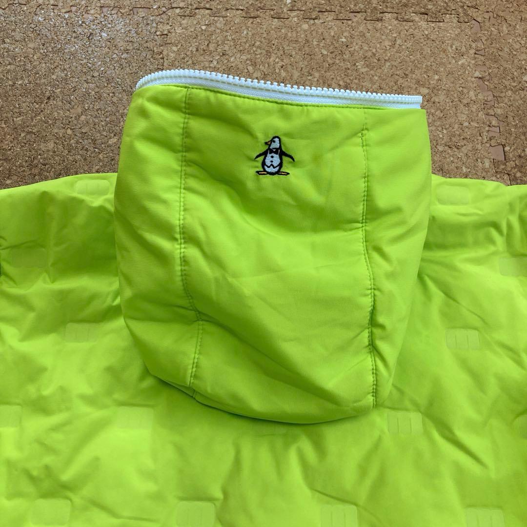 【美品】マンシングウェアmunsingwearダウンジャケットLLレディース黄緑