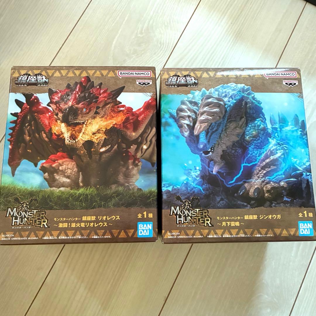 モンハン】鎮座獣フィギュア2体セット リオレウス＆ジンオウガ - メルカリ
