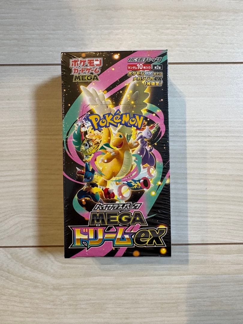 ポケモンカードゲーム MEGAドリームex シュリンク付き 1箱