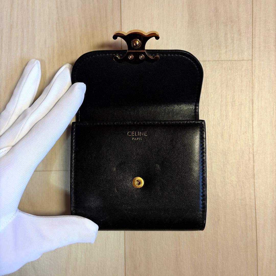 CELINE トリオンフ スモールフラップウォレット